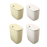 Maxbell Hanging Trash Can Mountable Under Sink Dust Bin for Bedroom Office Household White Small
