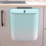 Maxbell Hanging Trash Can Mountable Under Sink Dust Bin for Bedroom Office Household White Small