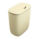Maxbell Hanging Trash Can Mountable Under Sink Dust Bin for Bedroom Office Household Cream Large