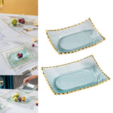 Maxbell Glass Fruit Bowl Dessert Display Stand for Dining Kitchen Counter Countertop S