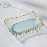 Maxbell Glass Fruit Bowl Dessert Display Stand for Dining Kitchen Counter Countertop S