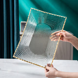 Maxbell Glass Fruit Bowl Dessert Display Stand for Dining Kitchen Counter Countertop M