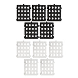 Maxbell 5 Pieces T Shirt Folding Board Clothes Storage for Home Living Room Wardrobe White