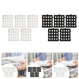 Maxbell 5 Pieces T Shirt Folding Board Clothes Storage for Home Living Room Wardrobe White