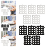 Maxbell 5 Pieces T Shirt Folding Board Clothes Storage for Home Living Room Wardrobe White