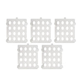 Maxbell 5 Pieces T Shirt Folding Board Clothes Storage for Home Living Room Wardrobe White