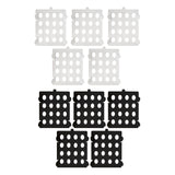 Maxbell 5 Pieces T Shirt Folding Board Clothes Storage for Home Living Room Wardrobe White