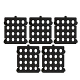 Maxbell 5 Pieces T Shirt Folding Board Clothes Storage for Home Living Room Wardrobe Black