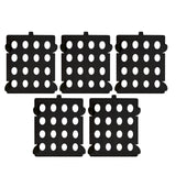 Maxbell 5 Pieces T Shirt Folding Board Clothes Storage for Home Living Room Wardrobe Black