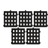 Maxbell 5 Pieces T Shirt Folding Board Clothes Storage for Home Living Room Wardrobe Black