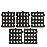 Maxbell 5 Pieces T Shirt Folding Board Clothes Storage for Home Living Room Wardrobe Black