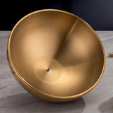 Maxbell Stainless Steel Burger Cover Basting Steaming Cover for Kitchen Cheeseburger Diameter 22 cm Gold