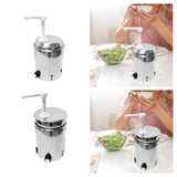 Maxbell Hot Fudge Warmer Convenient Compact  for Cheese Caramel Sauce