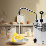 Maxbell Hot Fudge Warmer Convenient Compact  for Cheese Caramel Sauce