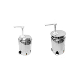 Maxbell Hot Fudge Warmer Convenient Compact  for Cheese Caramel Sauce
