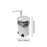 Maxbell Hot Fudge Warmer Convenient Compact  for Cheese Caramel Sauce