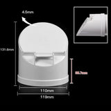 Maxbell PVC Drainage Pipe Floor Drain Strainer for Outdoor Balcony Plumbing Fixtures L