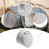 Maxbell PVC Drainage Pipe Floor Drain Strainer for Outdoor Balcony Plumbing Fixtures XL