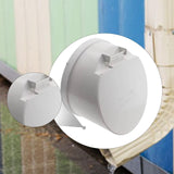 Maxbell PVC Drainage Pipe Floor Drain Strainer for Outdoor Balcony Plumbing Fixtures XL