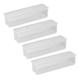 Maxbell 4Pcs Pasta Container Airtight Spaghetti Conatiner for Personal Dorms Kitchen
