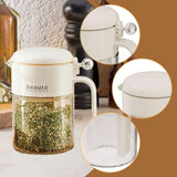 Maxbell Spice Jar Compact Premium Seasoning Bottle Multifunction Seasoning Container White