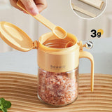 Maxbell Spice Jar Compact Premium Seasoning Bottle Multifunction Seasoning Container Yellow