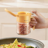 Maxbell Spice Jar Compact Premium Seasoning Bottle Multifunction Seasoning Container Yellow