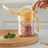 Maxbell Spice Jar Compact Premium Seasoning Bottle Multifunction Seasoning Container Yellow