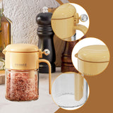 Maxbell Spice Jar Compact Premium Seasoning Bottle Multifunction Seasoning Container Yellow