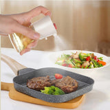 Maxbell Oil Spray Bottle Reusable Oil Dispenser Bottle for Barbecue Liquid Household White