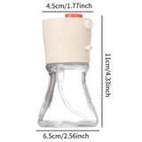 Maxbell Oil Spray Bottle Reusable Oil Dispenser Bottle for Barbecue Liquid Household White