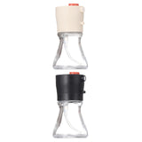 Maxbell Oil Spray Bottle Reusable Oil Dispenser Bottle for Barbecue Liquid Household White