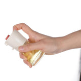 Maxbell Oil Spray Bottle Reusable Oil Dispenser Bottle for Barbecue Liquid Household White
