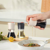 Maxbell Oil Spray Bottle Reusable Oil Dispenser Bottle for Barbecue Liquid Household Black