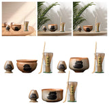 Maxbell Matcha Whisk Set Utensils Unique Gift Traditional Tools Handmade Matcha Bowl bowl 12.3x7.2cm