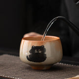 Maxbell Matcha Whisk Set Utensils Unique Gift Traditional Tools Handmade Matcha Bowl bowl 12.3x7.2cm