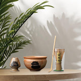 Maxbell Matcha Whisk Set Utensils Unique Gift Traditional Tools Handmade Matcha Bowl bowl 12.3x7.2cm