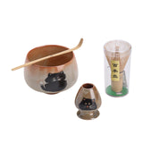 Maxbell Matcha Whisk Set Utensils Unique Gift Traditional Tools Handmade Matcha Bowl bowl 12x8.5cm