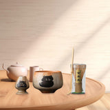 Maxbell Matcha Whisk Set Utensils Unique Gift Traditional Tools Handmade Matcha Bowl bowl 12x8.5cm