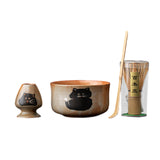 Maxbell Matcha Whisk Set Utensils Unique Gift Traditional Tools Handmade Matcha Bowl bowl 12.5x6.6cm
