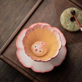 Maxbell Ceramic Teacup Set Handmade Collection and Gift for Housewarming Gift Family Tea Pet