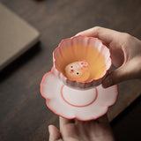 Maxbell Ceramic Teacup Set Handmade Collection and Gift for Housewarming Gift Family Tea Pet