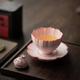 Maxbell Ceramic Teacup Set Handmade Collection and Gift for Housewarming Gift Family Tea Pet