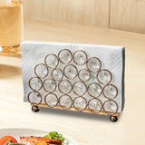 Maxbell Napkin Dispenser Unique Standing Tissue Holder for Banquet Hotel Dining Room