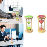 Maxbell Sand Clock Timer 30 Minutes Novelty Sandglass Timer for Games Office Cooking green