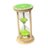Maxbell Sand Clock Timer 30 Minutes Novelty Sandglass Timer for Games Office Cooking green