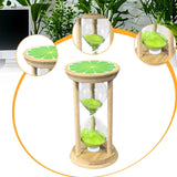 Maxbell Sand Clock Timer 30 Minutes Novelty Sandglass Timer for Games Office Cooking green