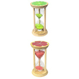 Maxbell Sand Clock Timer 30 Minutes Novelty Sandglass Timer for Games Office Cooking green
