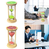 Maxbell Sand Clock Timer 30 Minutes Novelty Sandglass Timer for Games Office Cooking green