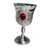 Maxbell Vintage Medieval Goblet Gifts Handcraft Novelty Engraved Reusable Wine Glass